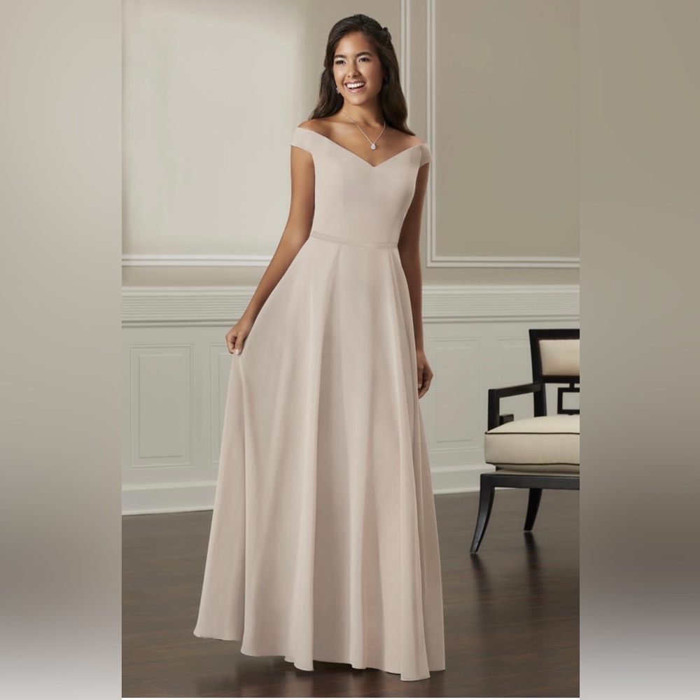 Christina Wu dress, style 22866, size 14, color misty blue, not tailored!